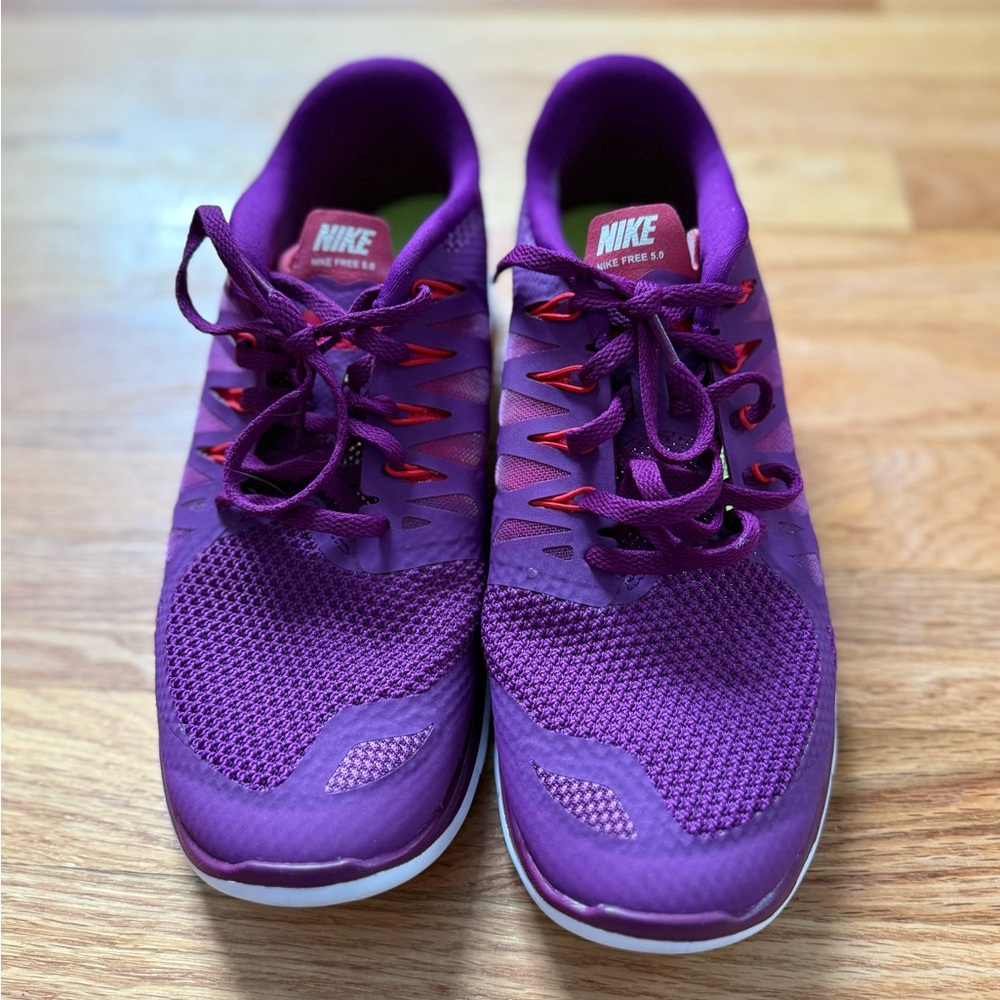 Nike Women's Purple and Red Sneakers